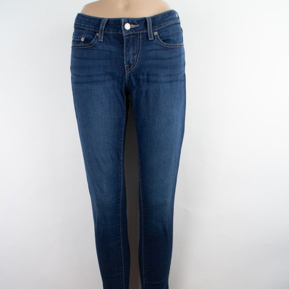 Levi's Leggings 1 (24 X 29) Women's Denim Jeans Medium Wash Zip Fly